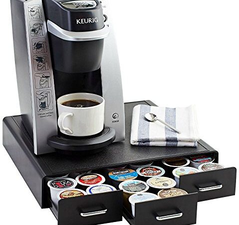 AmazonBasics Coffee Pod Storage Drawer for K-Cup Pods, 36 Pod Capacity