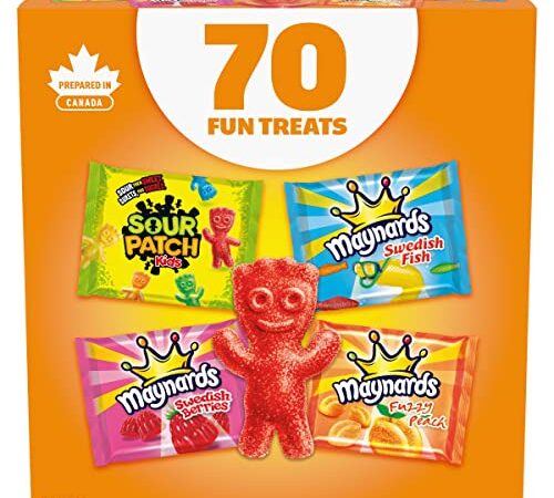 MAYNARDS Assorted Candy 70 count, 875g Back to School Treats