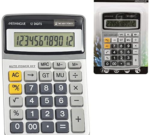 Merangue 12 Digit Desktop Standard Function Calculator (1080-9591-00-000)