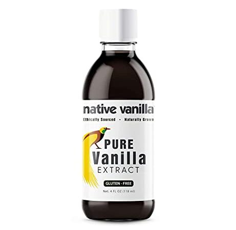 Native Vanilla - All Natural Pure Vanilla Extract (118 ml) – Made from Premium Vanilla Bean Pods – for Chefs and Home Cooking, Baking, and Dessert Making – Made with Real Vanilla Beans