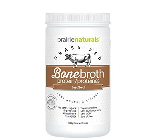 Prairie Naturals Bone broth protein beef, 300g