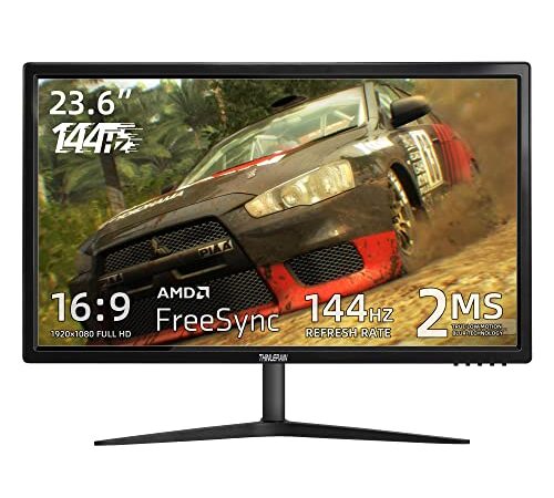 Thinlerain 24 Inch 1080p 2ms 144 Hz Gaming Monitor | 144 Hz Refresh Rate | 2ms Response Time | VESA | Display Port & 1 x HDMI & USB | PC Gaming Monitor