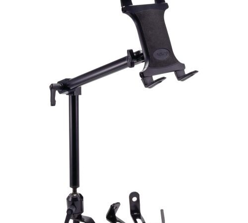 Arkon TAB801 22-Inch Heavy-Duty Aluminum Seat Rail Universal Tablet Mount