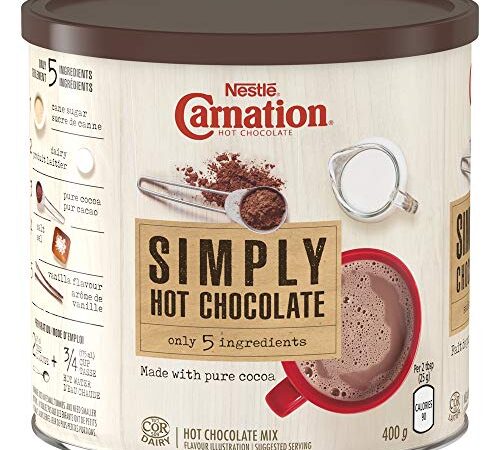 Carnation Hot Chocolate, Simply, Canister, 400g