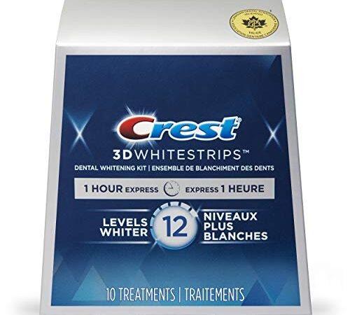 Crest 3D White 1Hour Express Whitestrips 10sachet