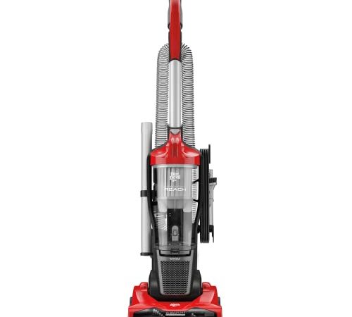 Dirt Devil Endura Reach Bagless Upright Vacuum Cleaner, UD20124, Red