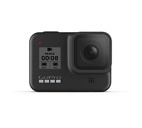 GoPro HERO8 Black - Waterproof Action Camera with Touch Screen 4K Ultra HD Video 12MP Photos 1080p Live Streaming Stabilization