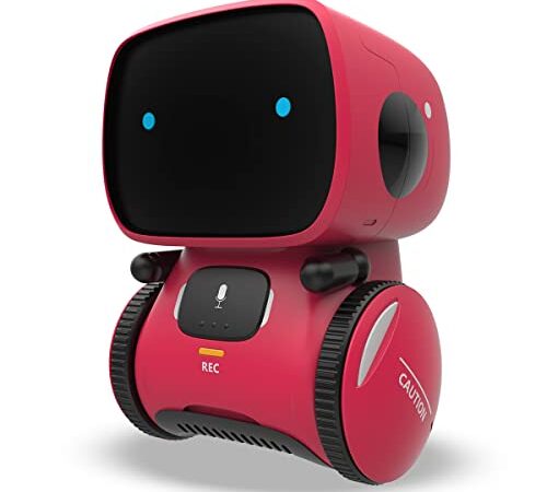 KaeKid Kids Robot Toy, Interactive Smart Robots with Touch Sensor, Voice Control, Speech Recognition, Singing, Dancing, Walking, Recording, Repeating, Educational Birthday Gifts for Boys Girls