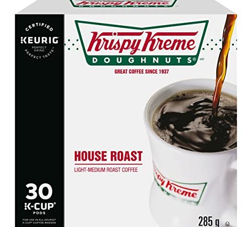 Krispy Kreme House Roast K-Cup Coffee Pods, 30 Count For Keurig Coffee Makers