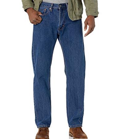 Levi's Men's 505 Regular Fit Jean, Dark Stonewash, 34x30