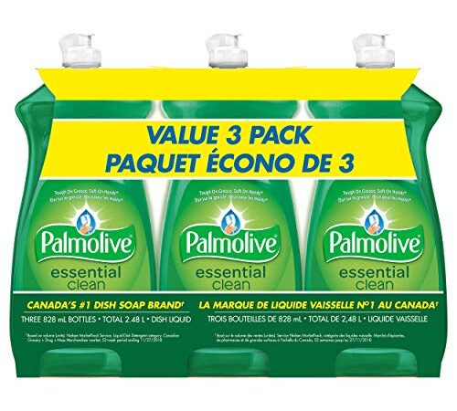 Palmolive Essential Clean Liquid Dish Soap, Original - 28 Fluid Ounce (Triple Pack)