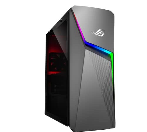 ROG Strix G10DK Gaming Desktop PC, AMD Ryzen 5 3600X, GeForce GTX 1660TI, 12GB DDR4 RAM, 512GB PCIe SSD, Wi-Fi 6, Windows 11 Home, G10DK-BSR56XTI-CB