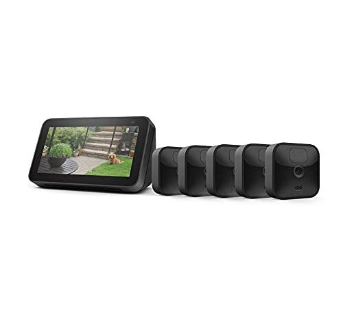 Blink Outdoor 5 Cam bundle with Echo Show 5 (2nd Gen)