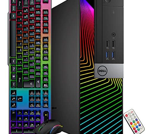 Custom Built Dell OptiPlex Computer Desktop Intel Core i5-6500 Processor 3.20 GHz - GeForce GT 1030 2GB - 16GB RAM - 512GB SSD Windows 10 Pro Wi-Fi - Gaming PC Keyboard & Mouse HDMI (Renewed)