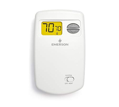 Emerson 1E78-140 Non-Programmable Heat Only Thermostat for Single-Stage Systems