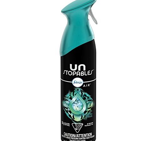 Febreze Unstopables Fresh Air Freshener Spray, Odor Eliminator (1 Count, 250 g)