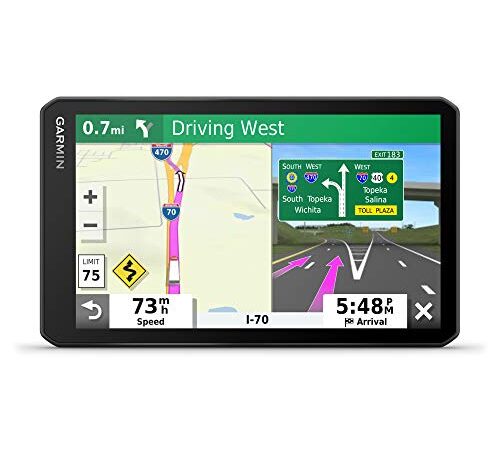 Garmin dezl OTR700, 7-inch GPS Truck Navigator, Easy-to-Read Touchscreen Display, Custom Truck Routing and Load-to-Dock Guidance