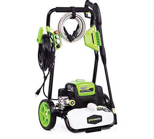 Greenworks Electric Pressure Washer GPW1800 1800 PSI 13 Amp 1.1 GPM