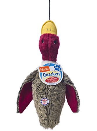 Hartz Nature's Collection Quackers Plush Duck Dog Toy - Large