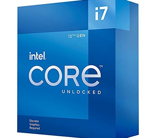 Intel Core i7-12700KF Desktop Processor 12 (8P+4E) Cores up to 5.0 GHz Unlocked  LGA1700 600 Series Chipset 125W