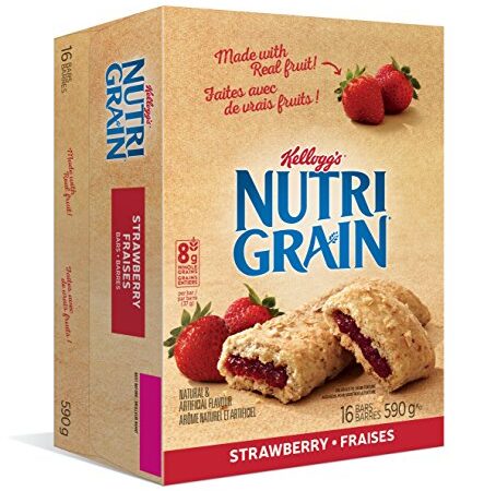 Kellogg's Nutri-Grain Strawberry Flavour 16 bars, 590g