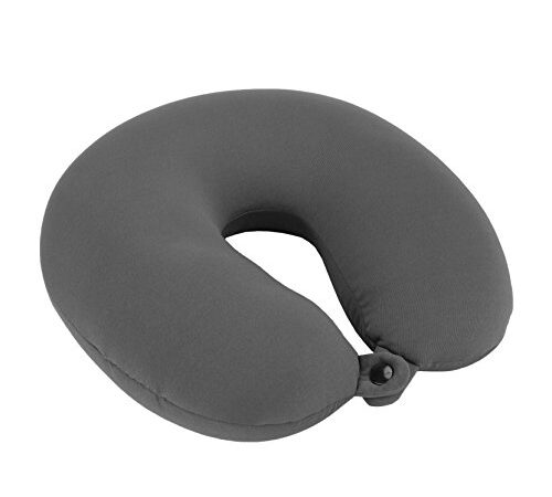 Travelon: Travel Comfort Neck Pillows, Charcoal, One Size, Microbead Pillow