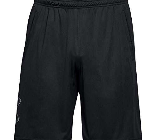 Under Armour Men's Tech Graphic Shorts, Black/Graphite, X-Large