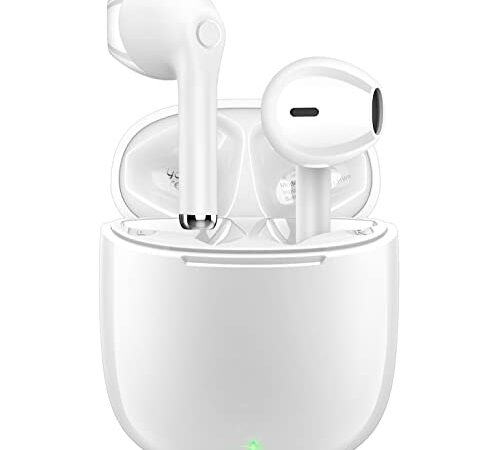 Wireless Earbuds, yobola Bluetooth Earbuds, IPX5 Waterproof Wireless Headphones Touch Control, Bluetooth Headphones 5.1 Built-in Microphone, 25 Hrs with USB-C Charging with Running/Fitness