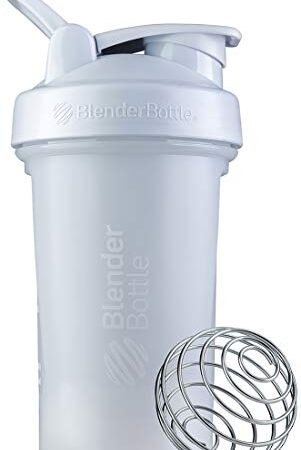 BlenderBottle Classic V2 Shaker Bottle, 20oz, White