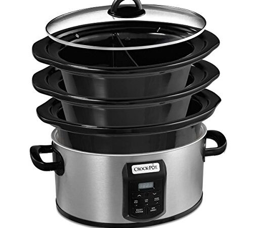 Crock-Pot® Choose-A-Crock Programmable Slow Cooker with Stackable Storage and Dishwasher Safe Stoneware and Lid