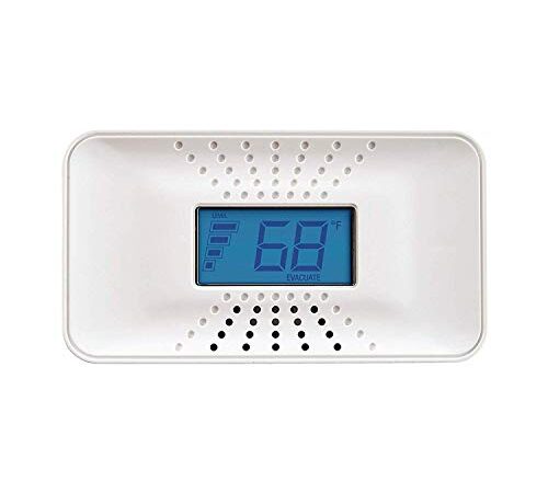 First Alert CO710A 10-Year Carbon Monoxide Alarm with Temperature & Digital Display