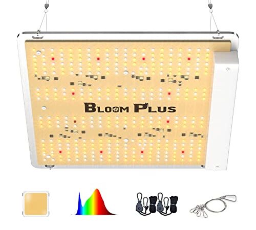 Grow Light BLOOM PLUS BP1000 2x2ft Coverage Full Spectrum Led Grow Light with 336pcs Samsung Diodes High PPFD and High Output Led Grow Lamp for Hydroponic Indoor Seedling Veg and Flower Greenhouse