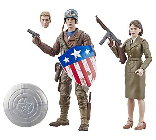Hasbro Marvel Legends Series Captain America Action Figure 2-Pack
