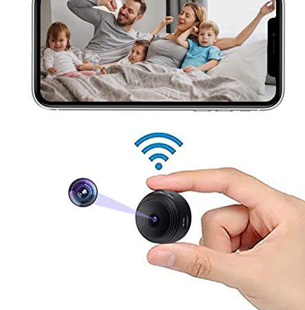 Lafany Spy Camera Hidden Camera Detector - 1080P WiFi Camera for Home Office Security，Indoor Camera with Motion Detection Night Vision,Car Cameras for Surveillance