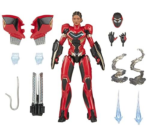 Marvel Legends Series Black Panther Wakanda Forever Ironheart 6-inch MCU Action Figure Toy, 8 Accessories