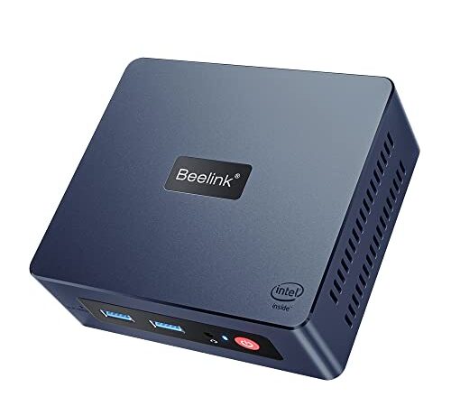 Mini PC, Beelink Mini S Mini Computer 11th Gen Quad-Core N5095(up to 2.9GHz), Desktop Computers 8GB DDR4 RAM 128GB SSD 4K UHD Dual HDMI, 2.4G+5G WiFi Gigabit Ethernet/BT4.0 for Office/Home