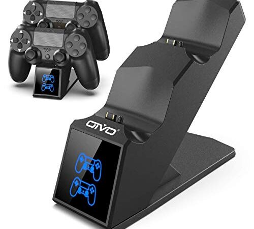 PS4 Controller Charger Dock Station, OIVO PS4 Dual Charger Docking Station with lED Indicator for Playstation 4 Controller