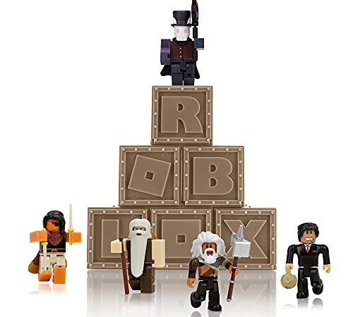Roblox Action Collection - Series 10 Mystery Figure 6-Pack [Includes 6 Exclusive Virtual Items]