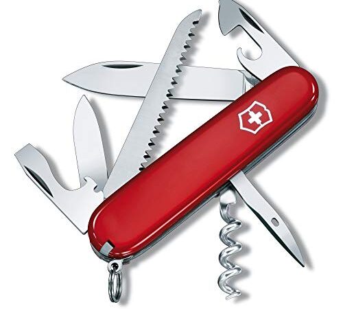 Victorinox Camper 13 Function Pocket Knife, Red