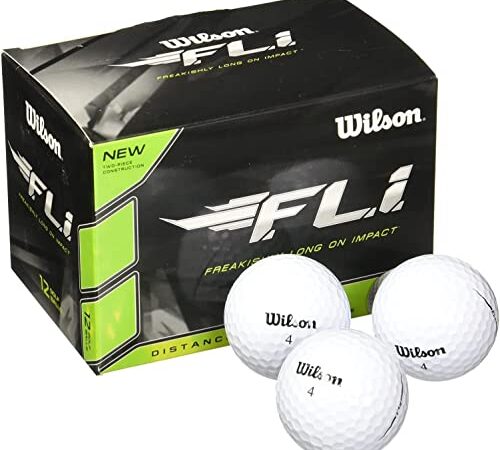 Wilson Staff F.L.I. Golf Balls (Pack of 12) White