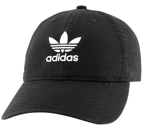 Adidas Women's Originals Relaxed Fit Cap, One Size, Black/White