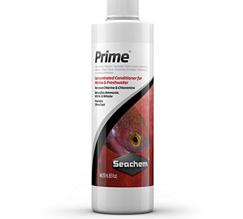 Seachem Prime Fresh and Saltwater Conditioner - Chemical Remover and Detoxifier 100 ml