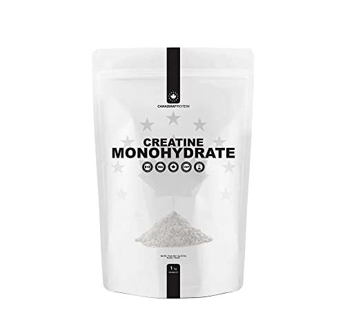 Canadian Protein Creatine Monohydrate Powder| 1 kg of Keto Friendly Muscle Building Supplement, Improves Bodybuilding Performance