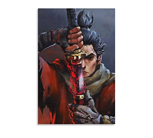ENYPOLIS SEKIRO Posters & Prints on Canvas Wall Art Poster for Room Decor Unframe 12x18inch(30x45cm)