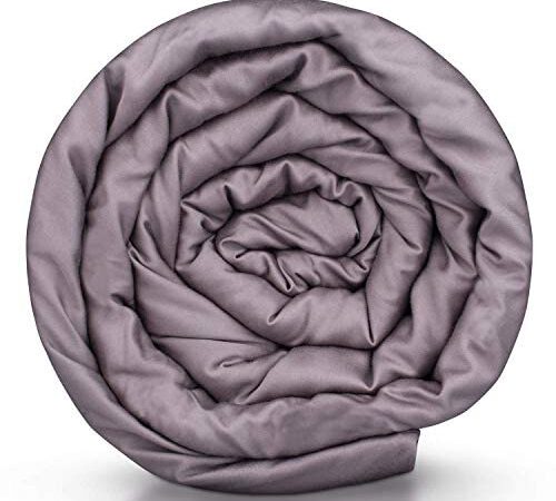 The Hush Iced Blanket 2.0 | Canada’s Original Luxury Cooling Weighted Blanket | 100% Bamboo Cover | Hypoallergenic & Odorless | Relieves Stress & Anxiety | As Seen on Dragon’s Den